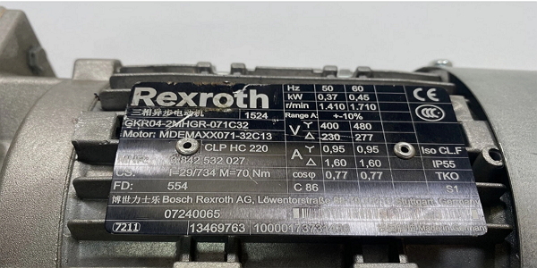 Rexroth 3842532027 Gear Motor GKR04-2MHGR-071C32
